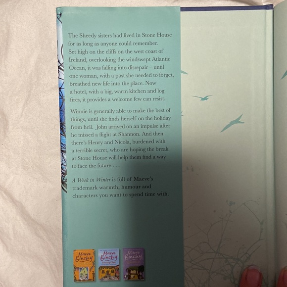 📚2/15$ Hardcover Maeve Binchy A Week in Winter Novel - Picture 3 of 3